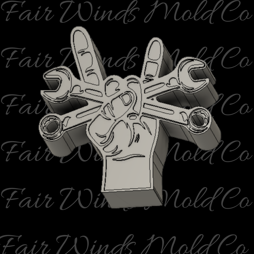 Rock Hand with Tools