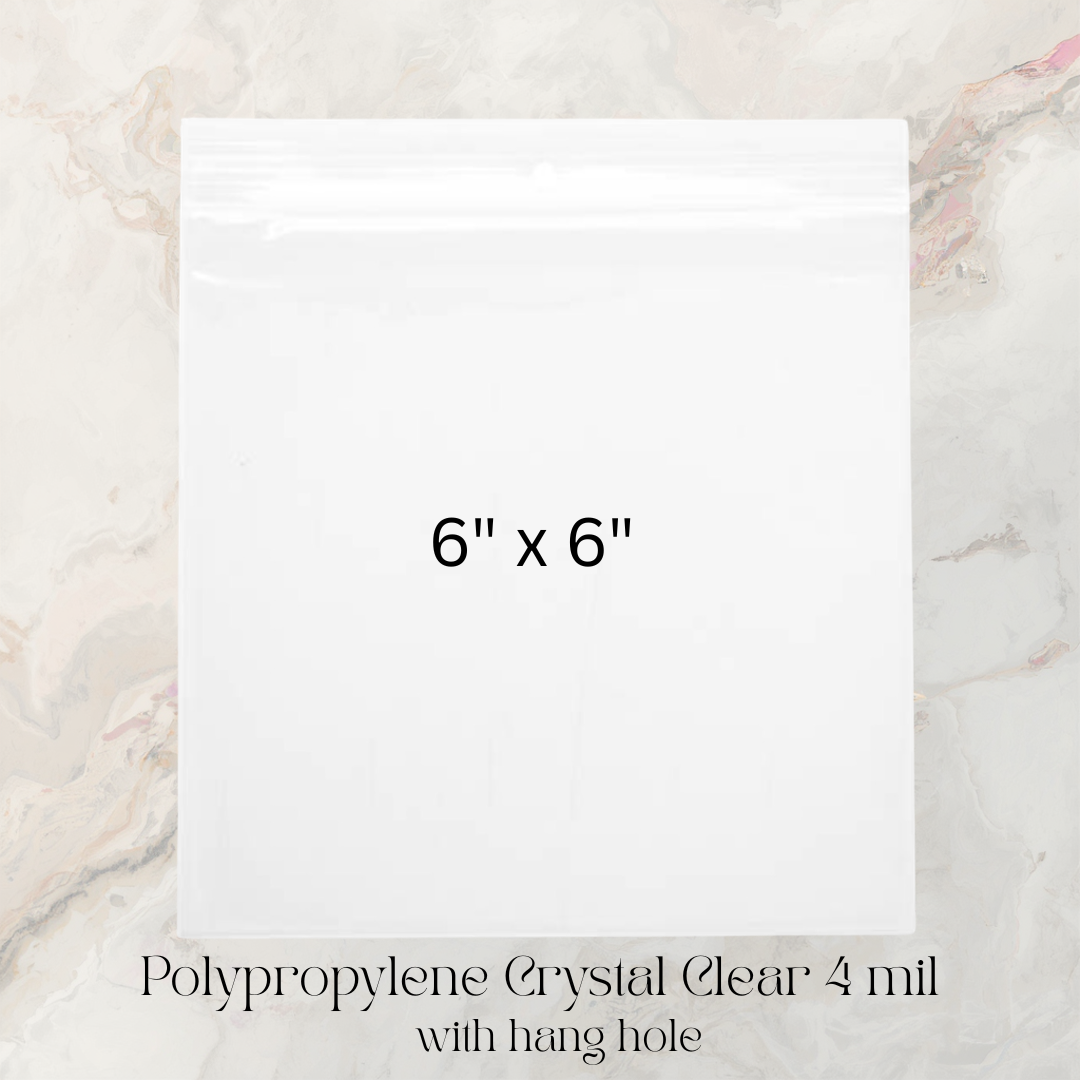 6x6 Poly Bags 4mil