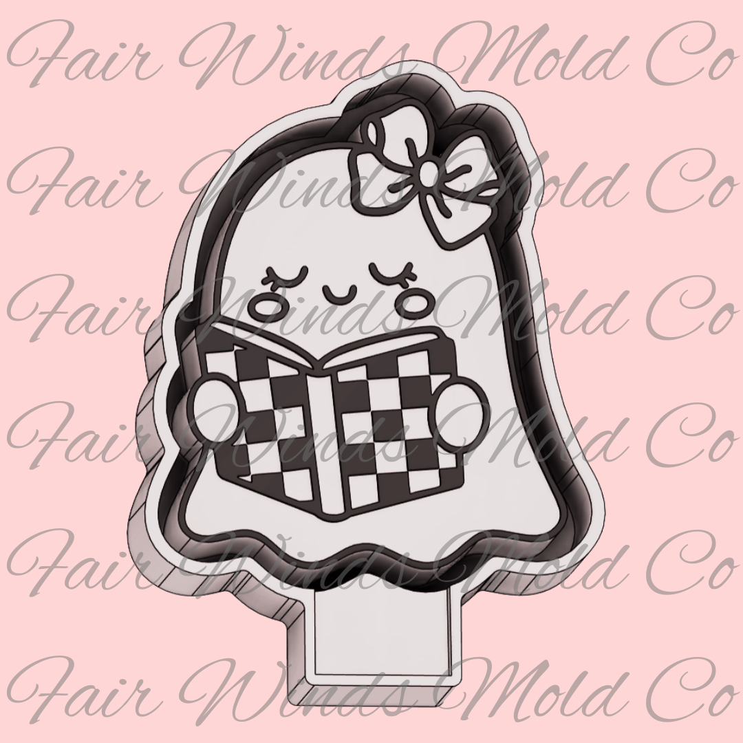 Checkered Book Ghostie