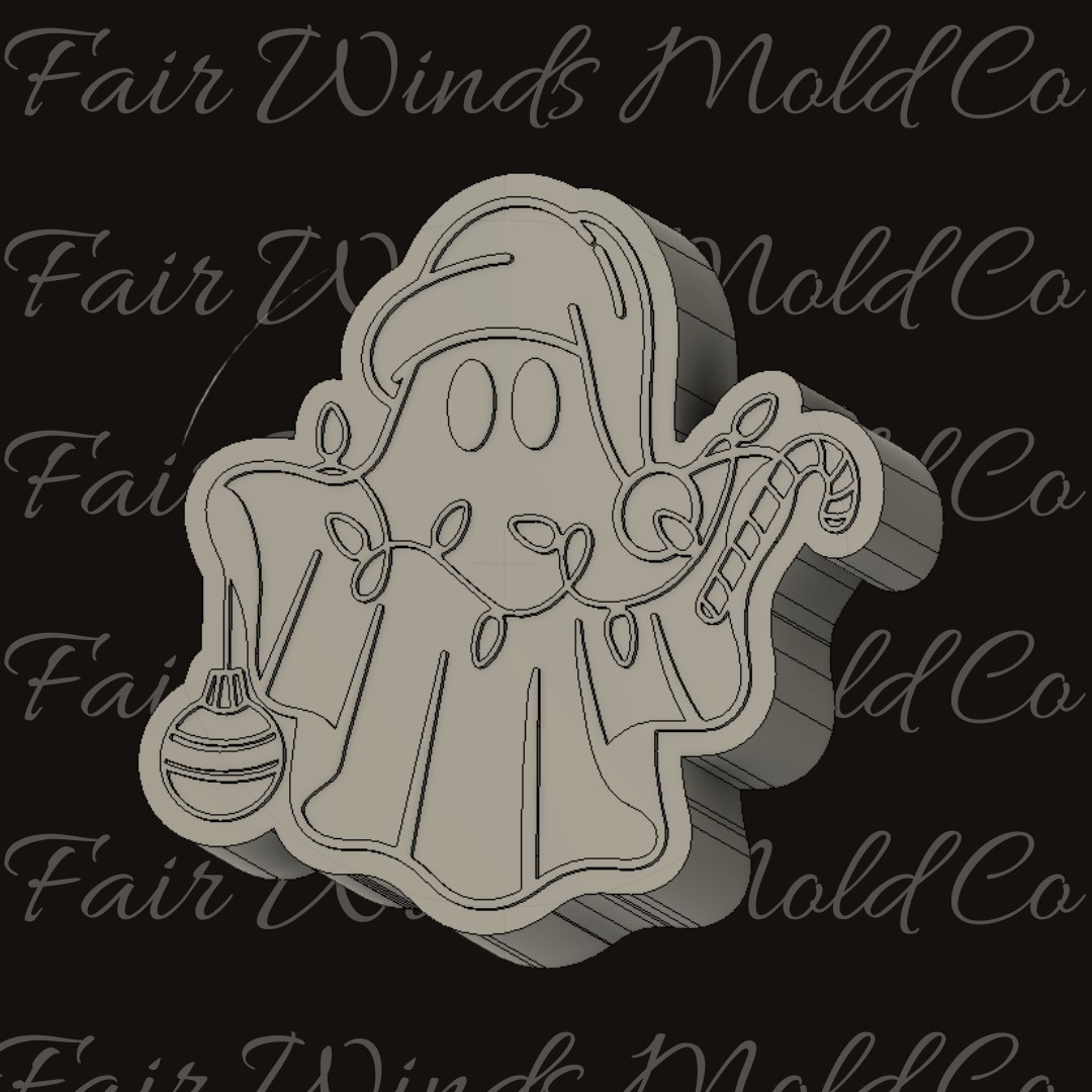 Christmas Ghostie with Lights