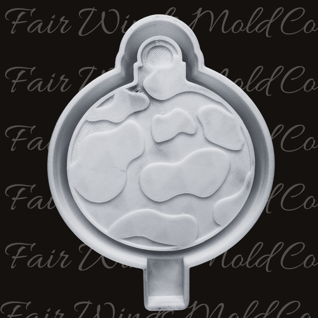 Cow Print Ornament