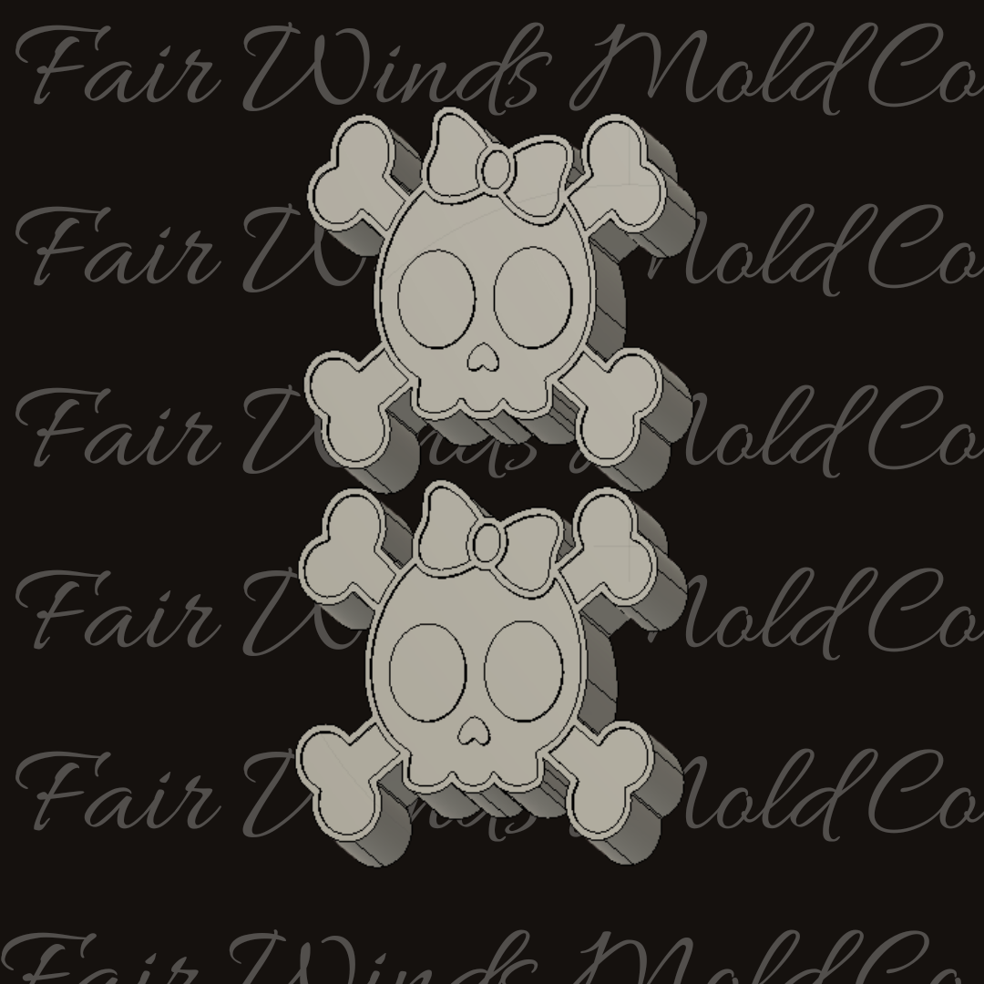 Girly Skull and Crossbones
