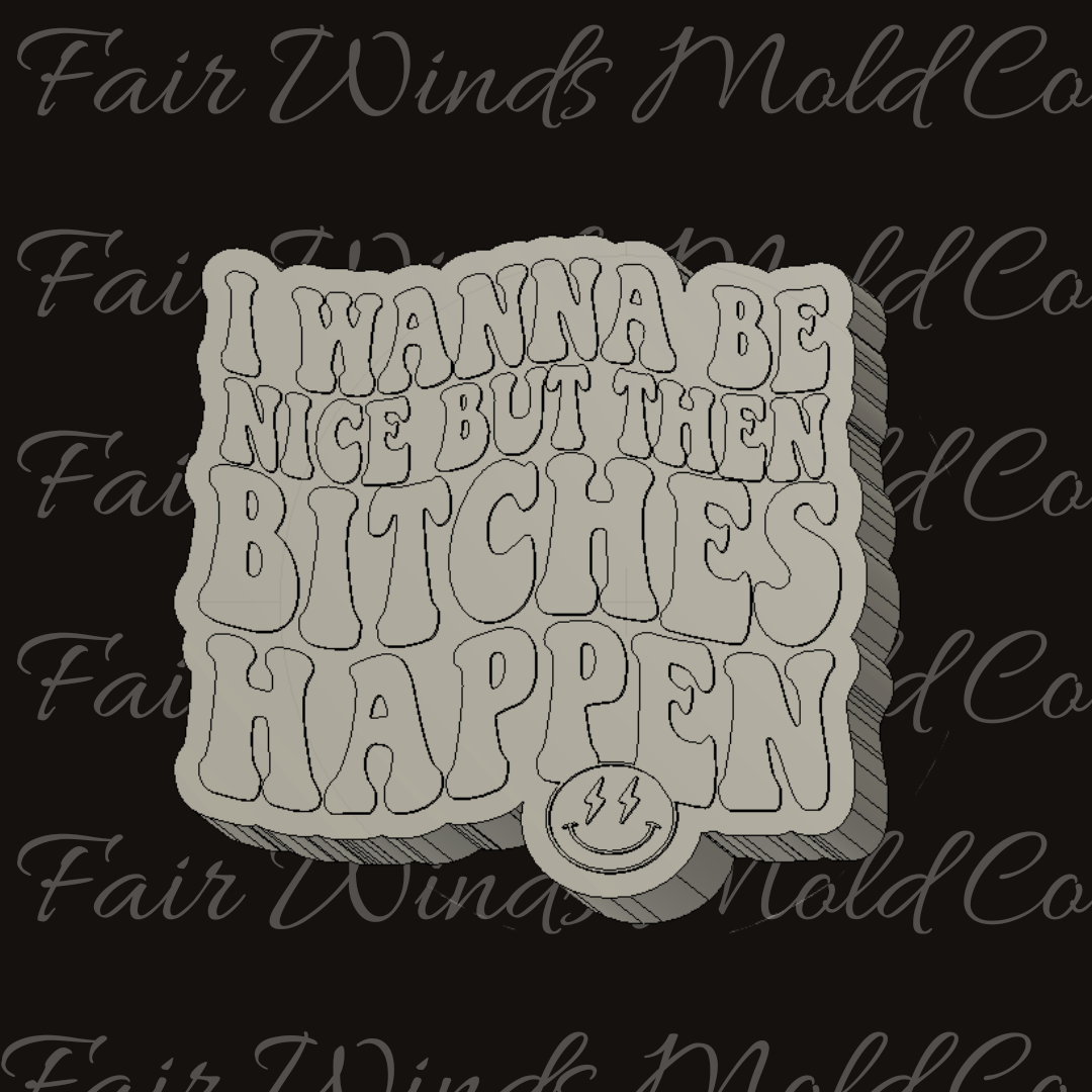 I Wanna Be Nice but Then Bitches Happen