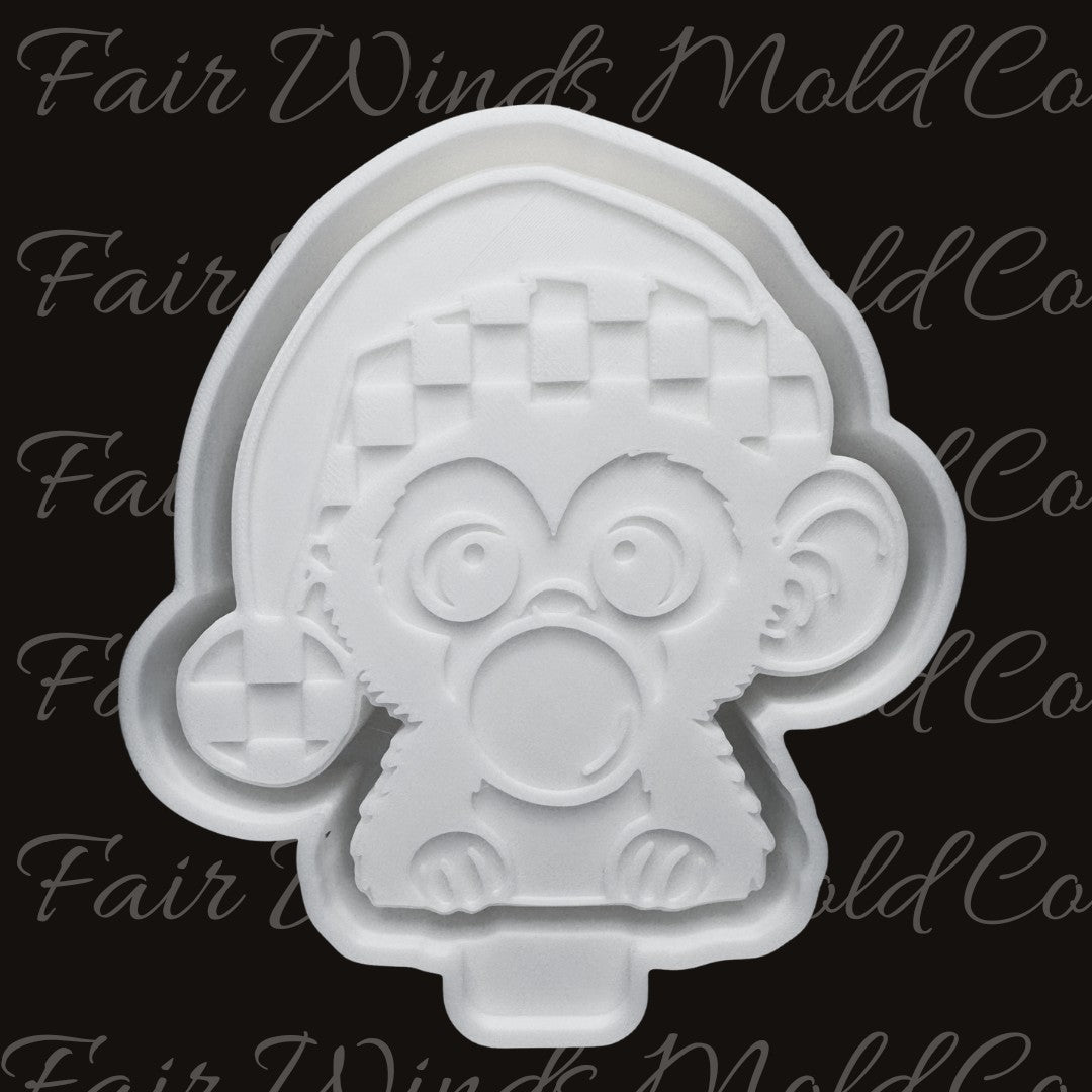 Monkey with Checkered Hat