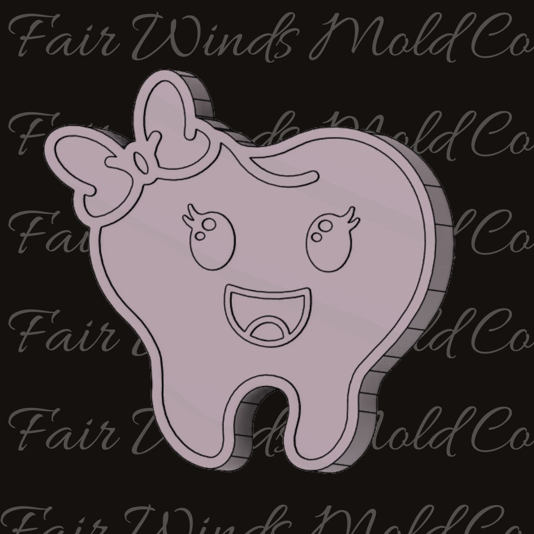 Smiley Tooth with Bow