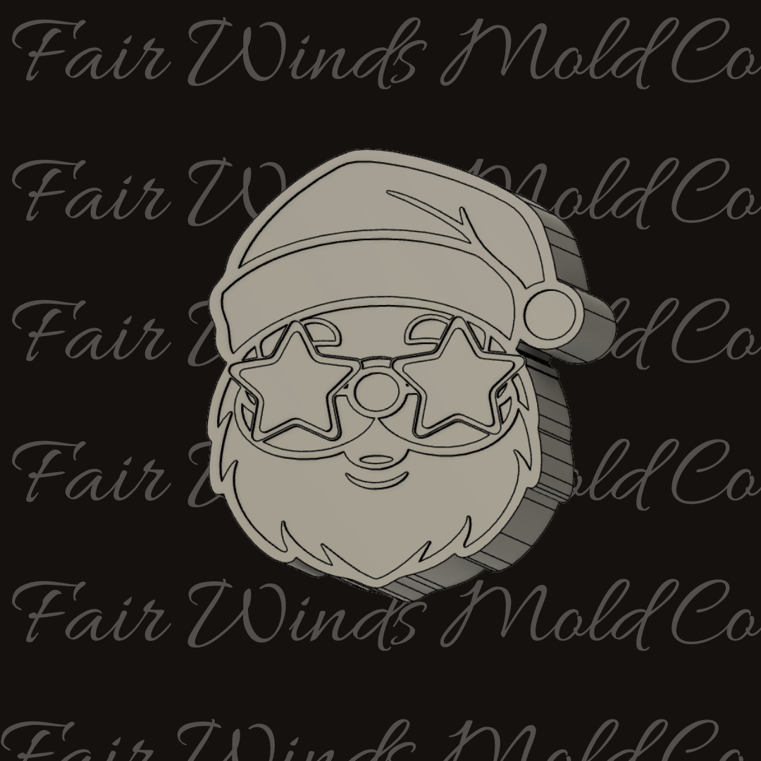Star Glasses Santa