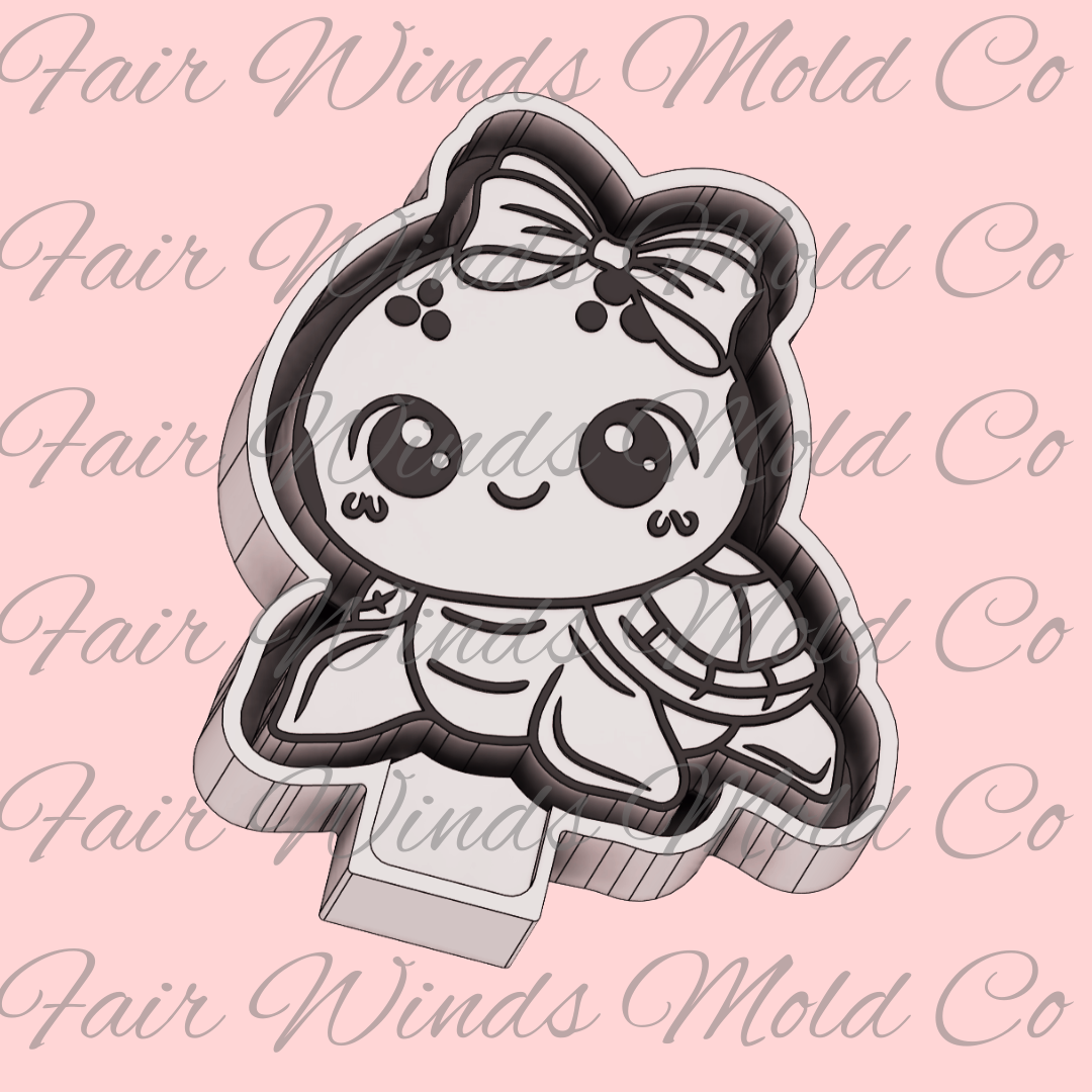 Sweet Turtle with Bow