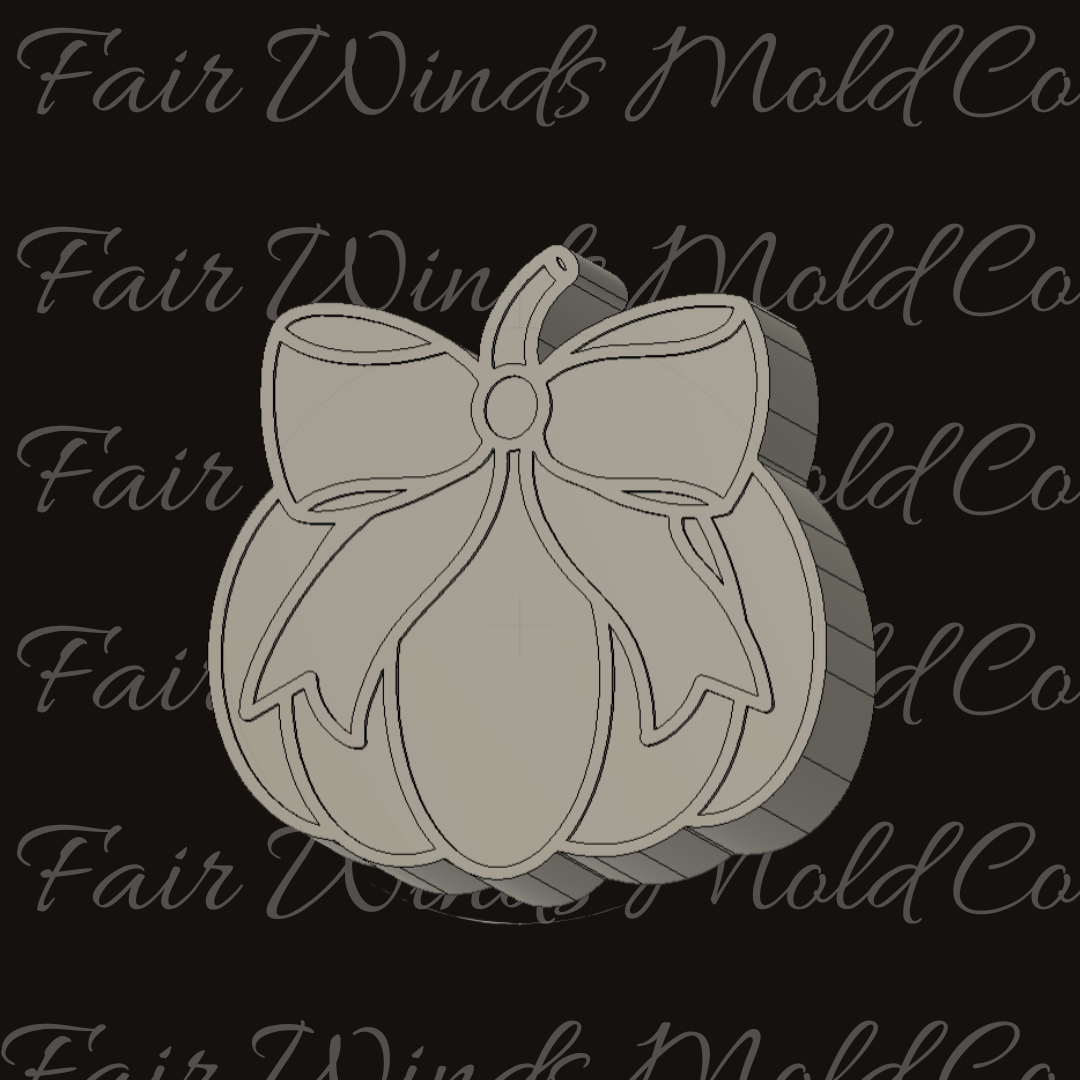 Plain Bow Pumpkin