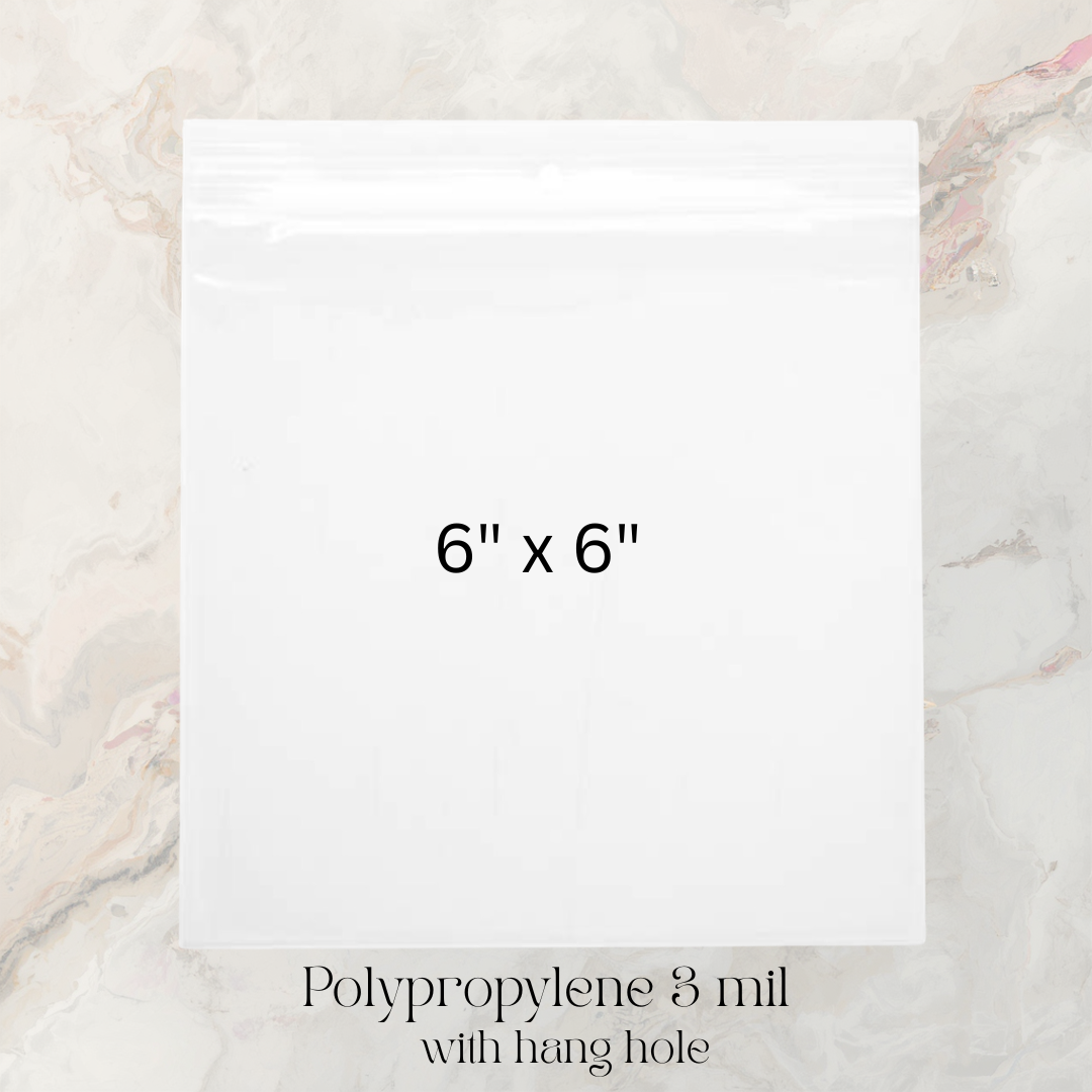 6x6 Poly Bags 3mil