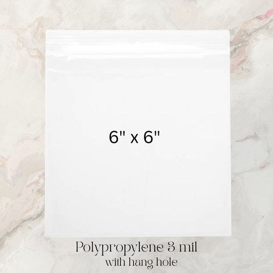 6x6 Poly Bags 3mil