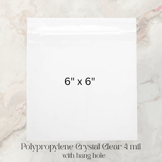 6x6 Poly Bags 4mil