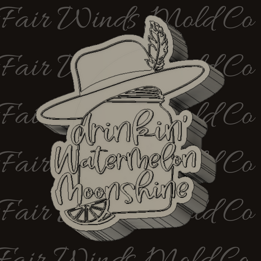 Drinking Watermelon Moonshine