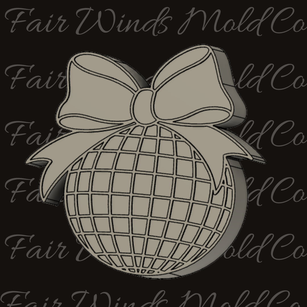 Disco Ball with a Bow