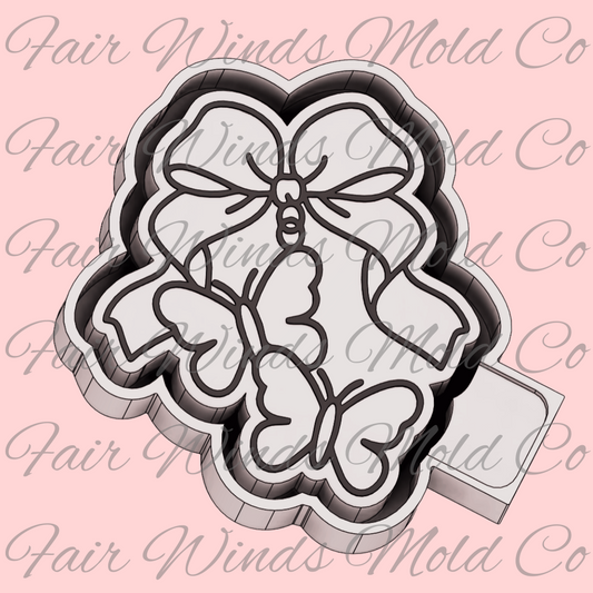 Butterfly Charm with Bow