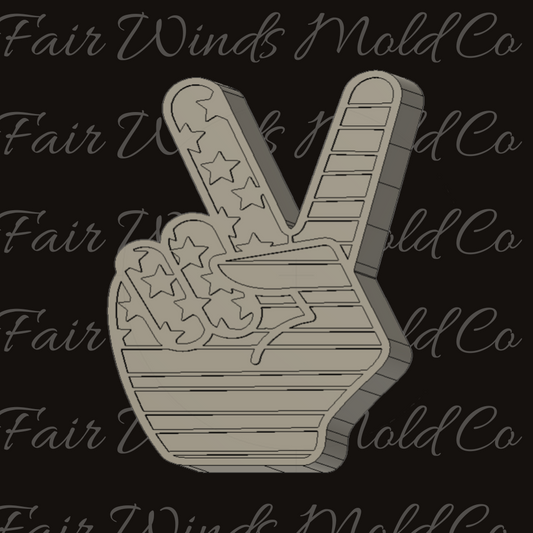 Patriotic Peace Sign