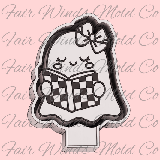 Checkered Book Ghostie