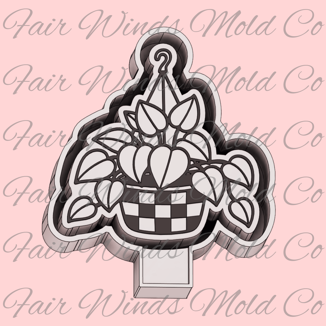 Checkered Hanging Plant