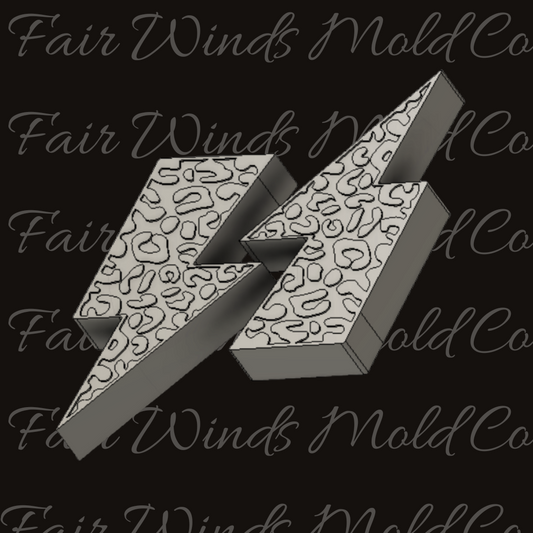 Cheetah Print Lightning Bolts