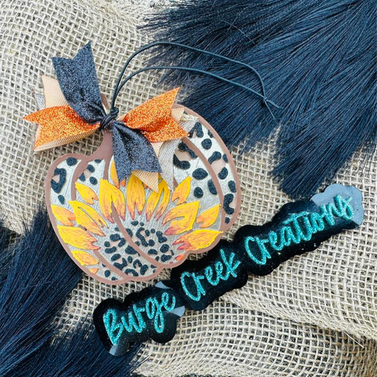 Cheetah Sunflower Pumpkin