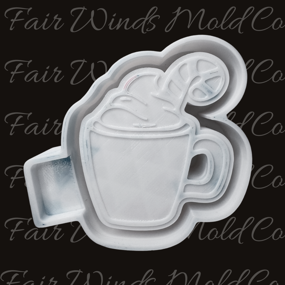 Cocoa Cup with Candy Cane