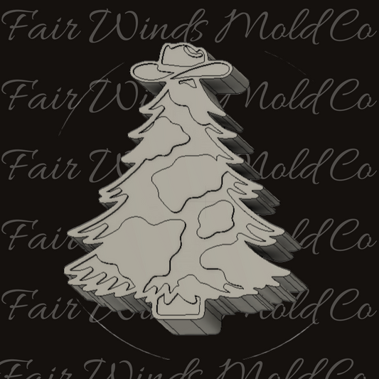 Cow Print Christmas Tree