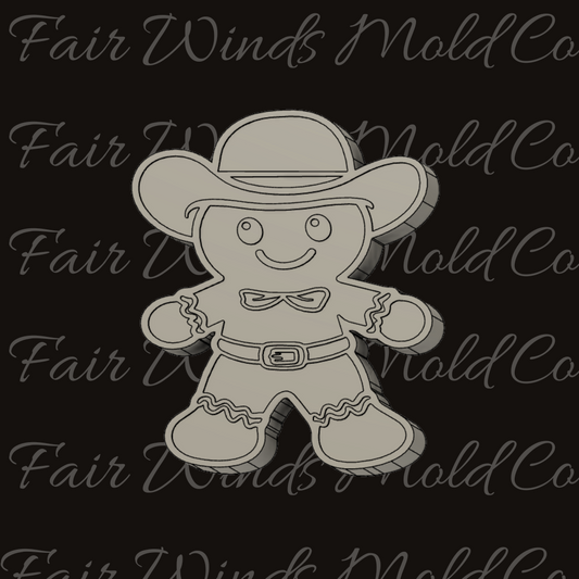 Cowboy Gingerbread Man