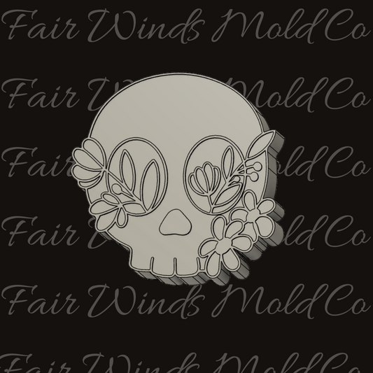 Cute Floral Skull