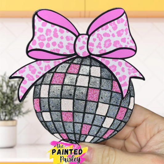 Disco Ball with a Bow