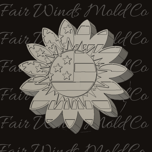 Patriotic Sunflower