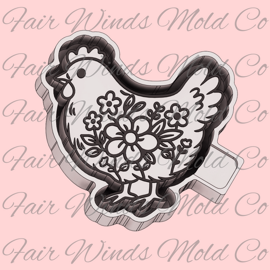 Floral Chicken
