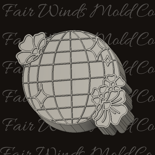 Floral Disco Ball
