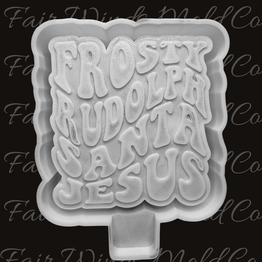 Frosty, Rudolph, Santa, Jesus