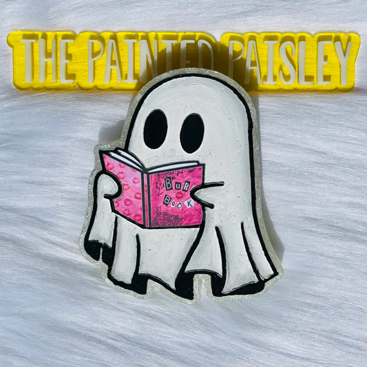 Ghostie Reading a Book