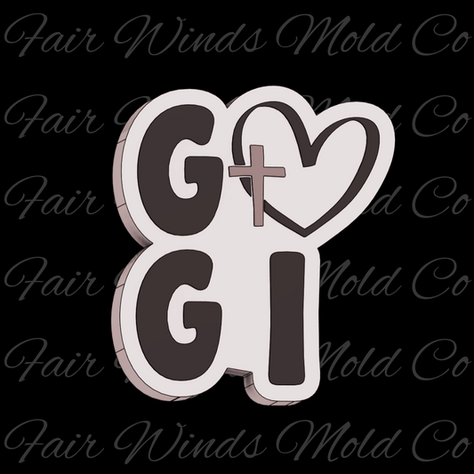 Gigi Heart Cross