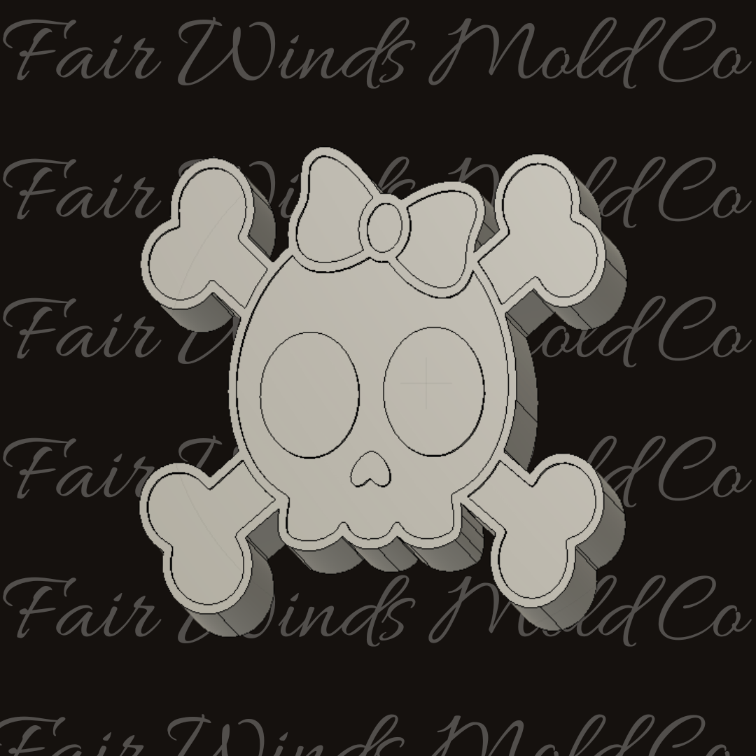 Girly Skull and Crossbones