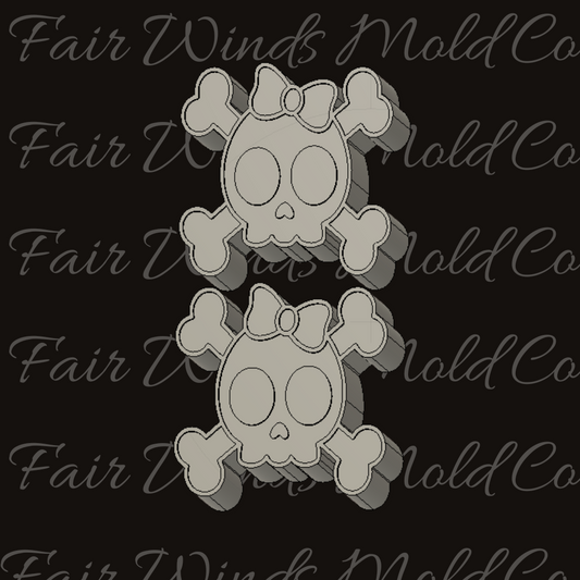 Girly Skull and Crossbones