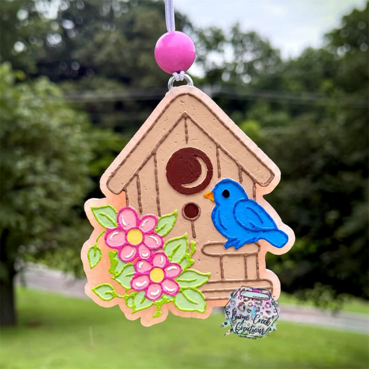 Floral Birdhouse