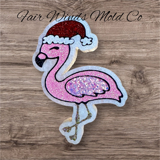 Santa Hat Flamingo