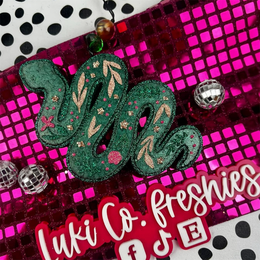 Floral Print Snake