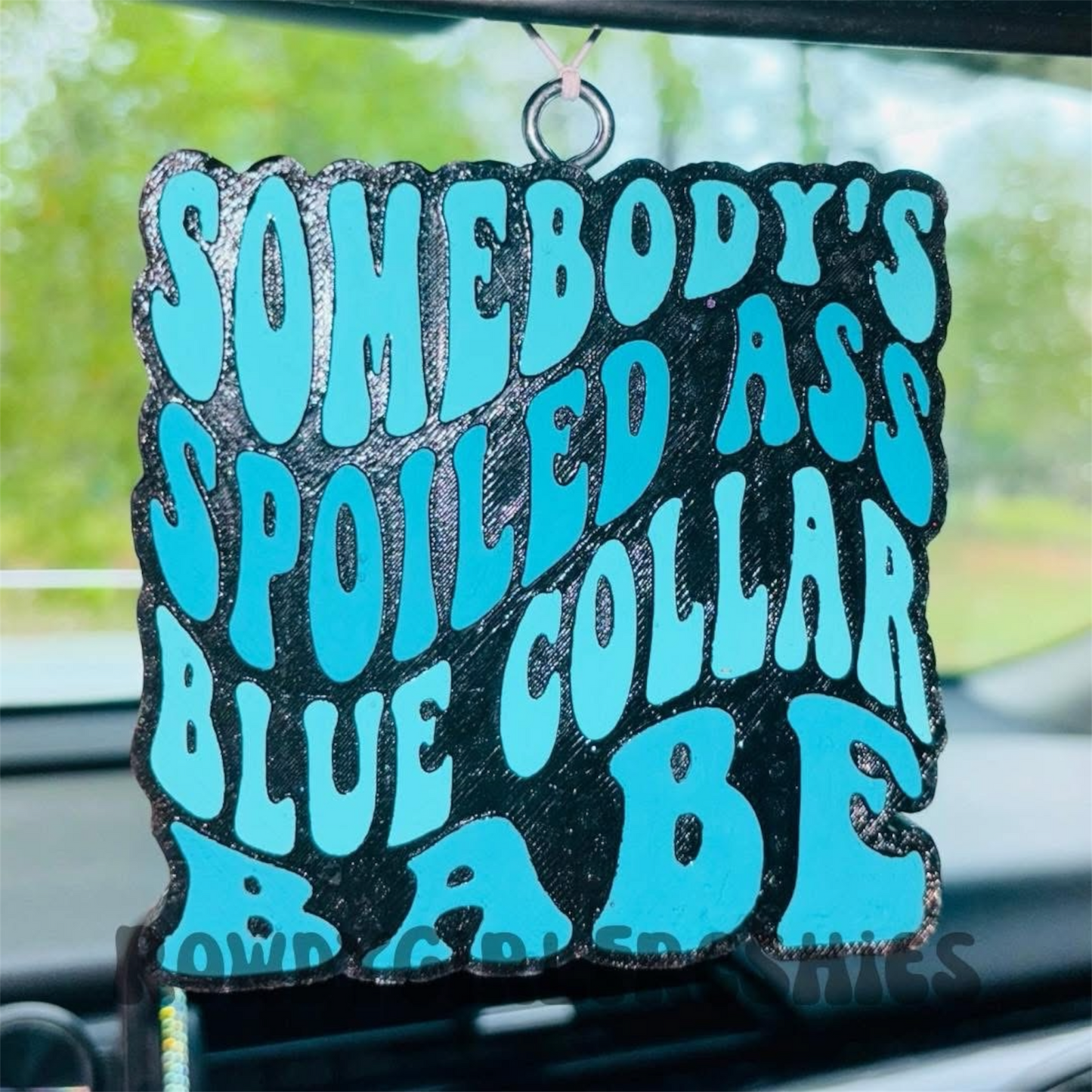 Somebody's Spoiled Ass Blue Collar Babe