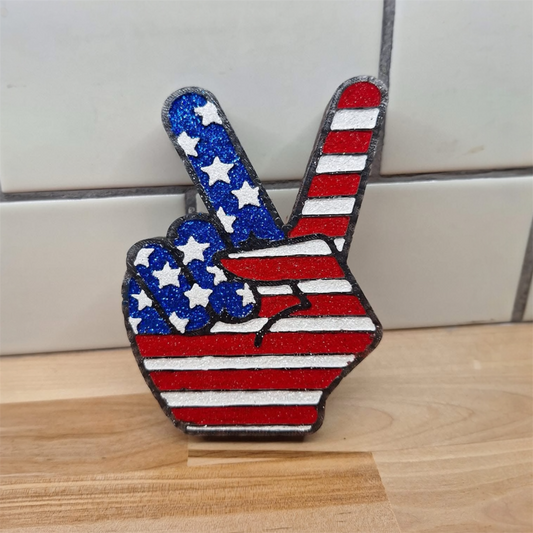 Patriotic Peace Sign