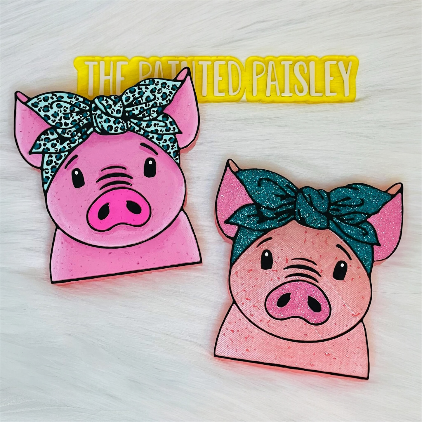 Pig with Bow