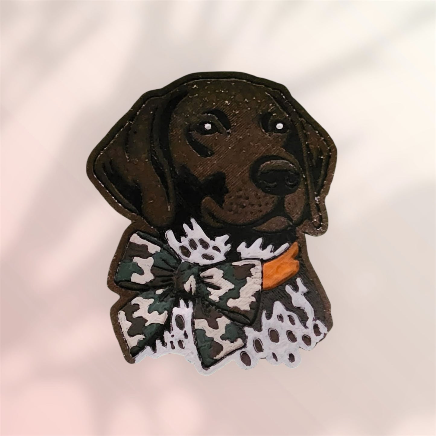 Camo Bow German Shorthair
