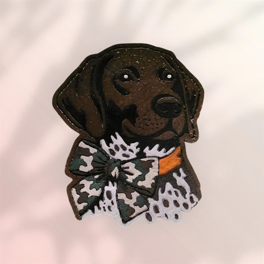 Camo Bow German Shorthair
