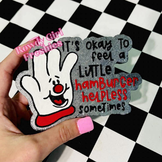 It’s Okay to be A Little Hamburger Helpless Sometimes