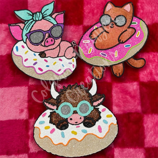 Cow on Donut Floatie
