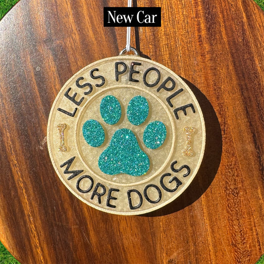 Less People More Dogs Freshie