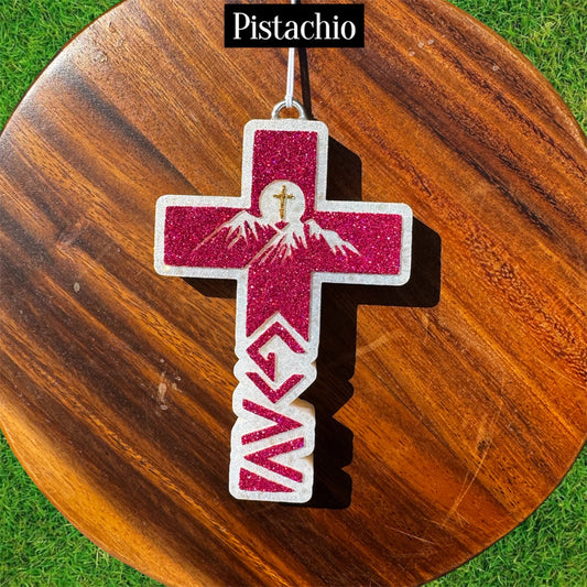 God is Greater Cross Freshie