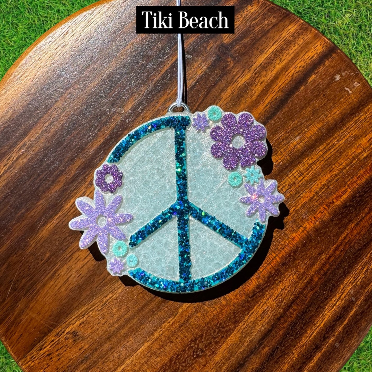 Floral Peace Sign Freshie
