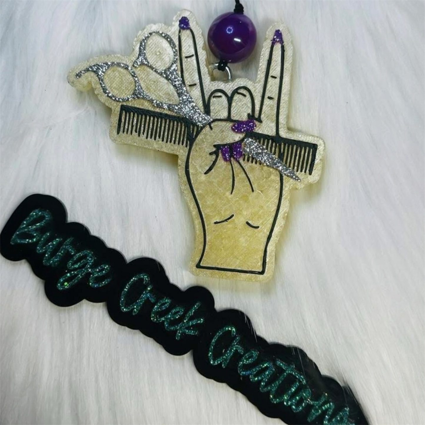 Hair Stylist Rock Hand